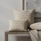 Natural Abstract Damask Woven Pattern Upholstery Fabric by The Yard - SKU: Hudson Beige